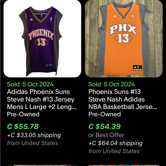 Vintage Steve Nash Phoenix Suns Jersey / XL / Reebok / NBA - Picture 9 of 9